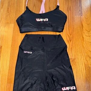 Extra Small - White Fox Boutique Black and Pink Workout Set